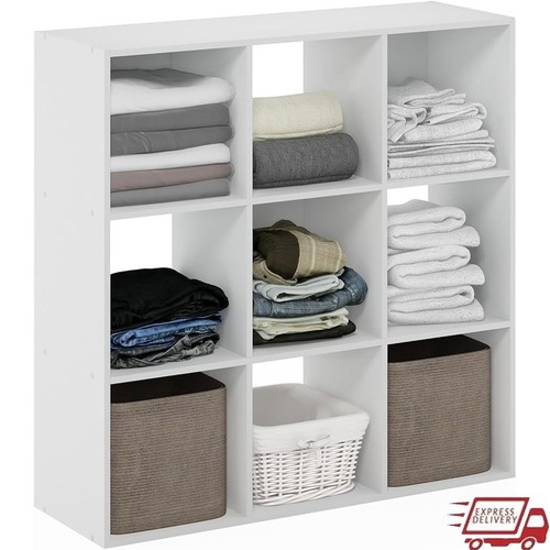 Wood closet organizer cubes - closet,