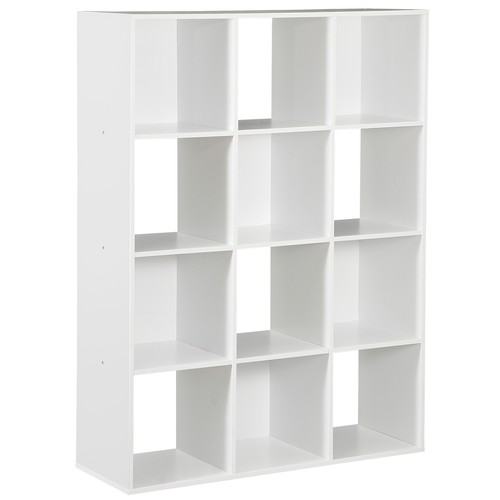 White cube bookcase - white, 12